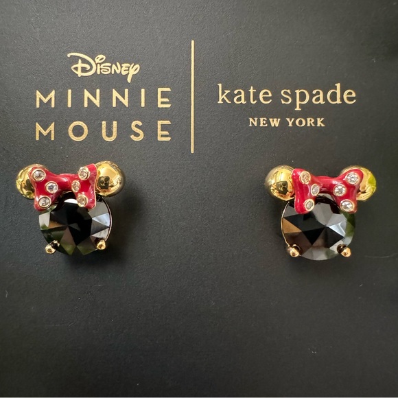 Kate Spade x Disney Minnie Mouse Stud Earrings - Picture 5 of 6